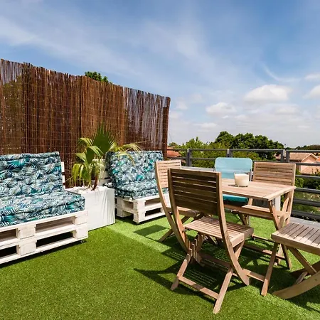 Frenchyhomes☆rooftop☆centreville☆plage☆wifi 居让梅斯特拉
